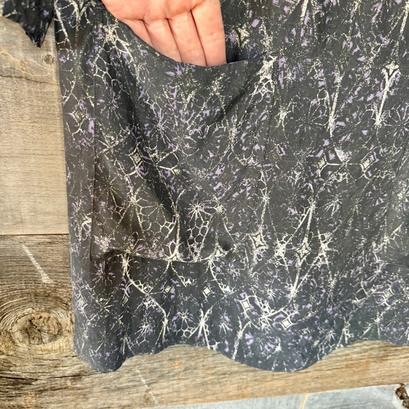 Baum und Pferdgarten Anthropologie Cupro Tunic‎ Dress 3/4 Zip Sleeve DE 38 US 8 - Picture 5 of 9